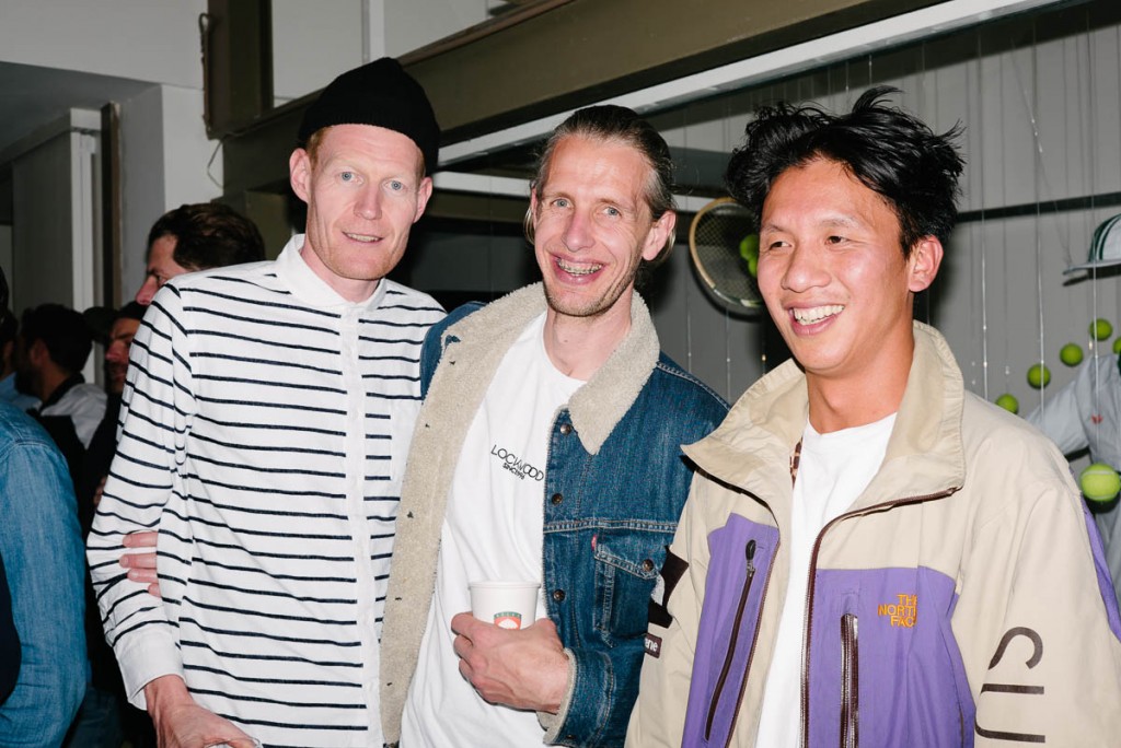 Neil Chester (adidas), Sven Aerts (Lockwood) and Benny Komala  (Ben G)