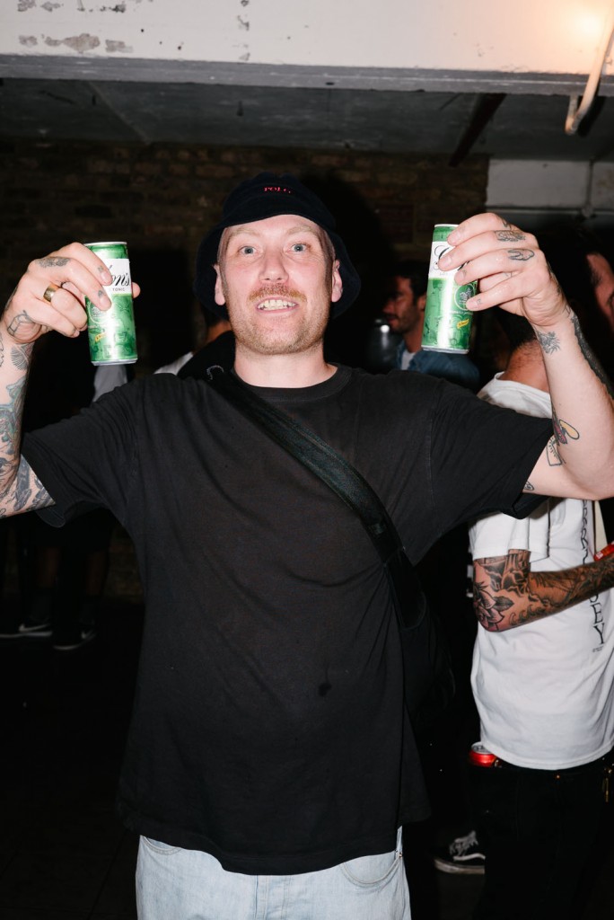 Edson loves a free beer.