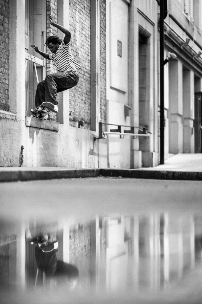 Ibu Sanyang, 5-0 shove it out, London. Ph: Sam Ashley