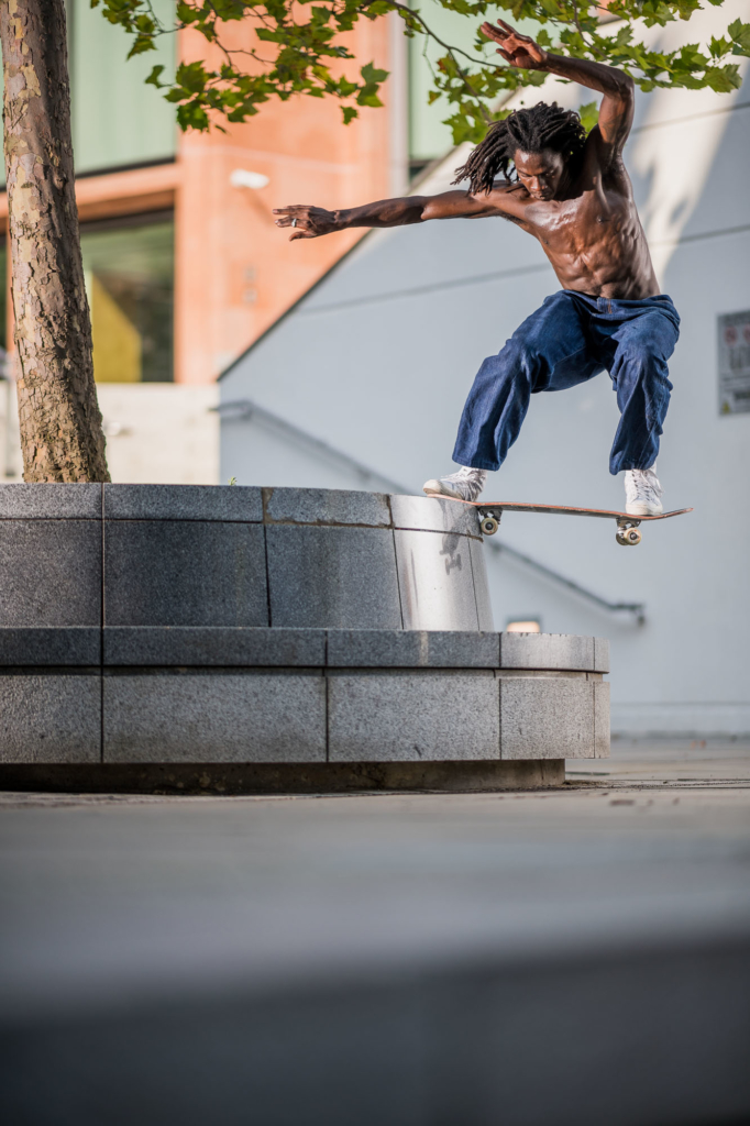 Ibu Sanyang, Tailslide, London. Ph: Sam Ashley