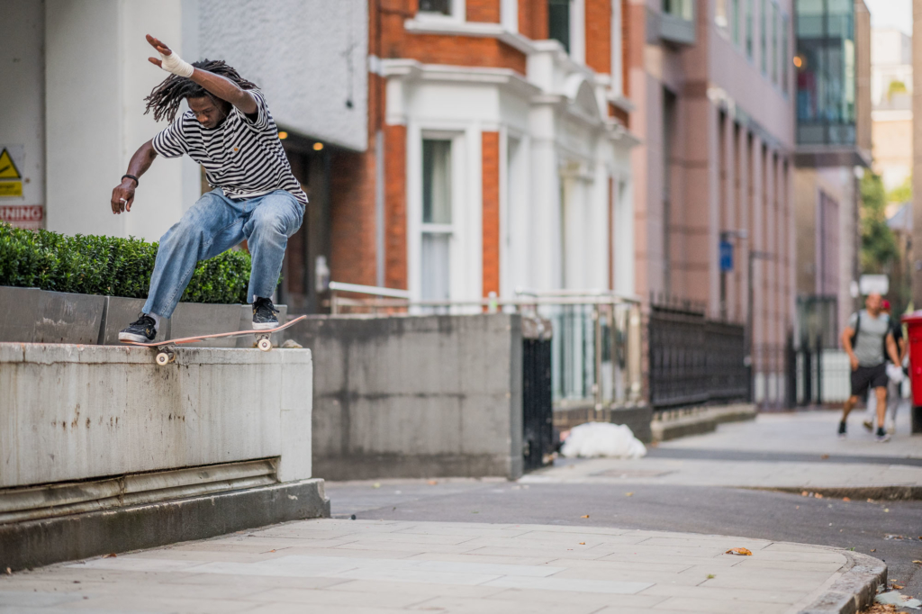 Ibu Sanyang, Tailslide, London. Ph: Sam Ashley