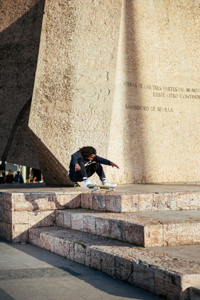 Ibu Sanyang, Ollie, Madrid. Ph: Clement Le Gall