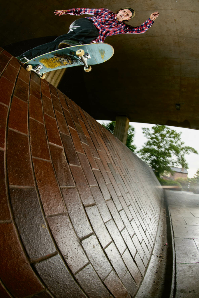 Kevin ‘Spanky’ Long, backside tailslide, Telford
