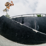 Simon Bannerot, kickflip frontside 50-50, Bilbao. Ph. Sam Ashley