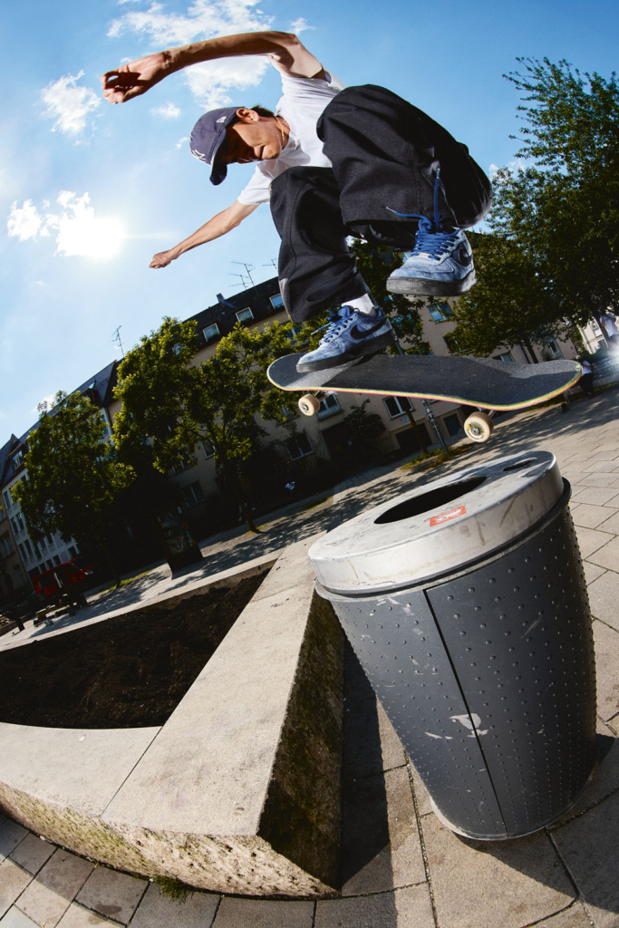 Sora Shirai, fakie frontside bigspin, Munich